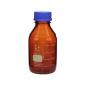 柴田科學(xué)SIBATA 螺紋口瓶茶褐色帶藍(lán)帽50mL，017210-50A,017210-50A